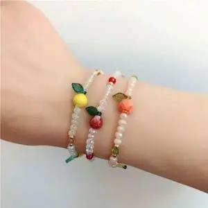 [하프클럽/]패션팔찌 인기 비즈 과일 쥬얼리 감성 팔찌 우정템 큐