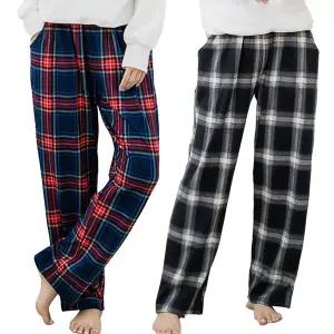 [제니유] 모던 체크 홈웨어 파자마 커플 잠옷 수면 바지