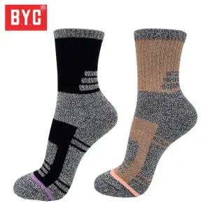 여성용 중목 등산양말 5켤레 트레킹 아웃도어 스포츠양말 두꺼운 이중쿠션