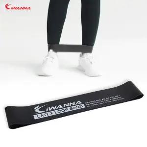 아이워너 라텍스 루프 밴드 (1.3mm 검정)/저항/고탄력/운동용/고무/운동/다리/세트/홈트/근육/근력/강화