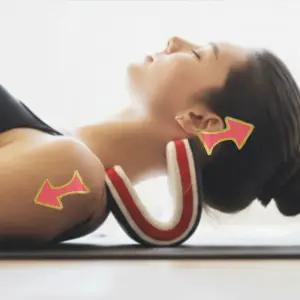 하루 10분 경추교정기 경추 스트레쳐 거북목 일자목 버석목 목마사지 스트레칭 목운동