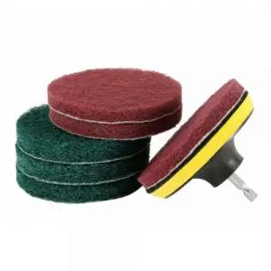 전동드릴 브러쉬 수세미 청소 탭 7종/드릴/전동/청소솔/녹제거/드릴용/화장실/브러시/욕실/드릴솔/전동솔