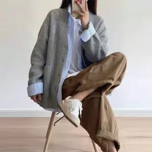 [나코디]오버핏니트가디건 루즈핏니트가디건