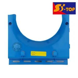 (23x28cm) 에스탑 안전모 걸이대 1구 청색/이름표/조립식/보관대/모자/거치대/벽부착/걸이/보관함/2구연결