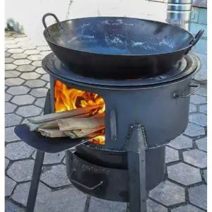 드럼통 화덕 옛날 화로대 캠핑 장작 무쇠 화로 시골집 굴뚝 아궁이