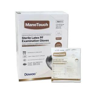ManoTouch 도우 멸균 라텍스 글러브 S 50개/1통 파우더 프리 진료용 장갑