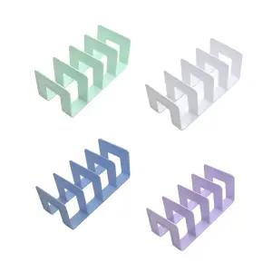 4칸 파스텔 미니 책꽂이 북엔드 소품 정돈 인테리어 정리 책상