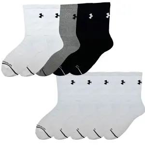 언더아머 스포츠 양말 5족 세트 미드쿠션크루 장목 단목 발목 남성 여성 헬스 런닝 스니커즈