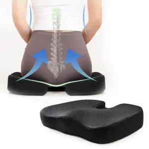 무중력 구름방석 기능성 꼬리뼈방석 골반 허리 자세 교정 체중분산 임산부 치질 쿠션