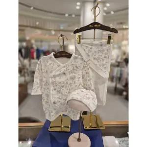 [쇼콜라](강남점)(임신 출산선물)U이솝에어배냇가운 모자 속싸개 3종세트 (TNPRNG011ISET)