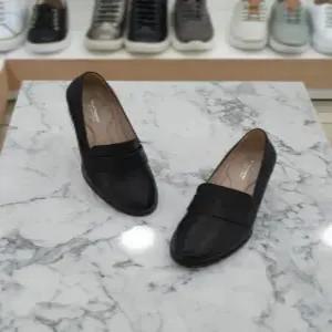 세이브존05 여성5Cm굽소가죽로퍼구두 CXISEOM421