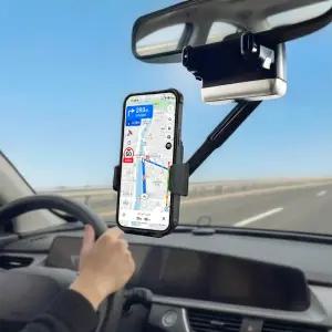 세이보링 차량용 룸미러 백미러 핸드폰 거치대