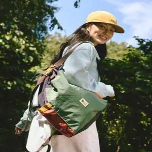 [정품] 코닥 어패럴 하디 멀티컬러 스트링 버킷 백팩 20L 포인트 카키