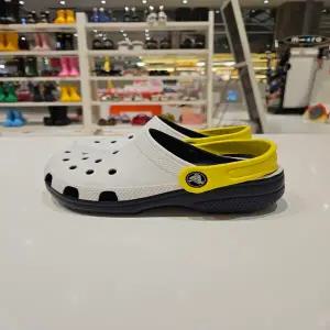 토박스 크록스 키즈 (175-220사이즈) 투톤 배색 스포츠 클로그 샌들 아동 CCYCF2TSCR11 CCYCF2TSCR11WHT