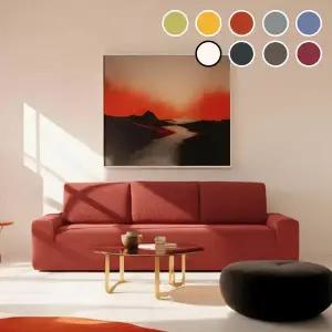 [소파카멜레온] 슈퍼스트레치 원단 오코텍스 스페인 윌리 소파커버 5인용290~340cm 9색상