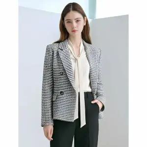 [하프클럽/아날도바시니](아날도바시니) 트위드 더블 버튼 자켓(AX10JK22M)