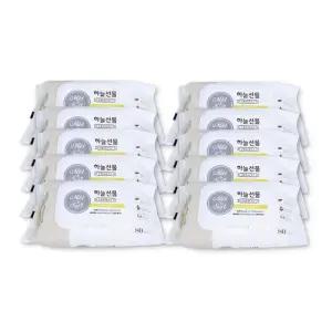 하늘선물물티슈(80매 캡형)-10개 아기 유아 신생아 물티슈80매 대용량물티슈
