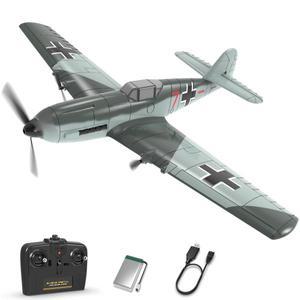 VOLANTEXRC BF109 RC 비행기 2.4G 3CH 스마트 밸런스 EPP 글라이더 전투기 400MM 고정 날개 길이, 6축 자이