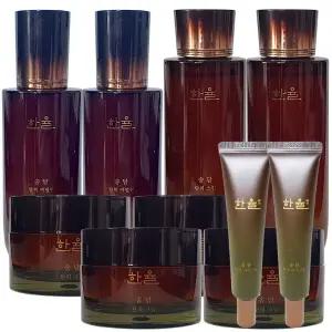 한율 송담 탄력 기초풀세트 더블구성(스킨2개+로션2개+아이크림2개+크림4개)/무료 sb