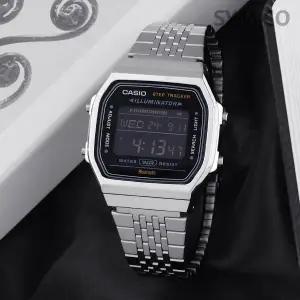 [카시오] ABL-100WE-1B 빈티지 올블랙 사각 블루투스 남자 메탈 시계 d