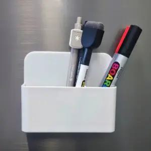 [무료배송] 냉장고 화이트보드 칠판 자석 펜꽂이 수납함 대형 보