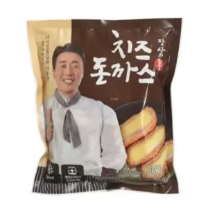 장사의신 밀키트 돈카츠 튀겨나온 치즈 돈까스 냉동식품 2개입 x 1팩