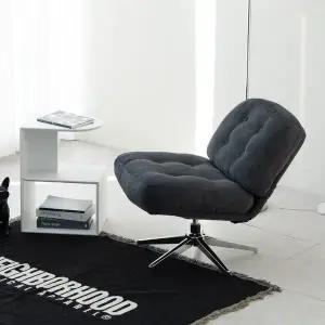 [동서가구] 포어 인테리어 패브릭 회전 라운지 암체어 1인 소파 의자 DF927672