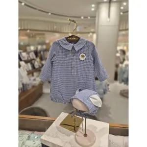 [쇼콜라](강남점)(신생아 백일선물 ) 벨리체크슈트세트 (TTPMQA112B)