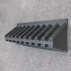 기와 지붕 플라스틱 장식 골동품 담장 전통 모형 한옥 울타리 인테리어