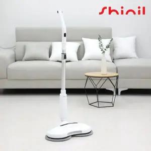 [신일전자]신일 LED 무선 물걸레 청소기 화이트 극세사패드 4P SDC-WC3008