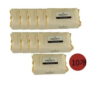 브라운 프리미엄 카키 캡형 70매,10개