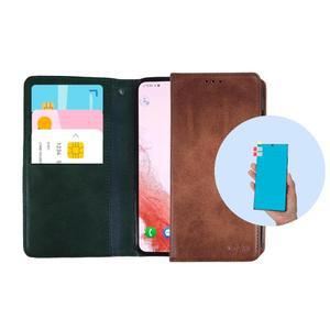 카드지갑 최소카드2포켓 다이어리 갤럭시와이드8케이스+액정보호필름 E담 M166S