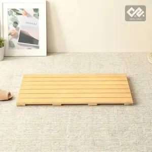 마루하우스 가든 통원목 일반 중형) 현관발판 베란다발판 욕실나무발판 매트