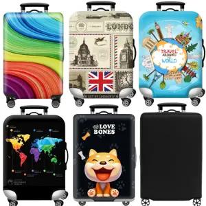 스판 캐리어 커버 24인치 28인치 케이스 보호 덮개 생활 방수 랩핑 항공 여행용 기내용