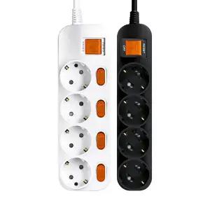 대성 플러스탭 고용량 4000W 통합 개별스위치 국산멀티탭 난연소재 멀티콘센트