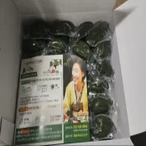 국내산 모싯잎으로 만든 다복솔떡 모싯잎송편 소 중 대 특대, 60g, 24개
