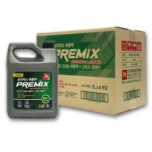 에이원 물없이 바로쓰는 프리믹스 부동액 녹색 3L 4개 1BOX 냉각부동액