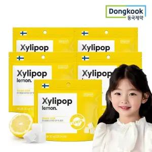 [동국제약] 자일리팝 자일리톨 캔디 레몬 30g x 5봉