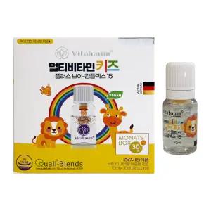 비타바움 멀티비타민 키즈 플러스 브이 컴플렉스 15 10ml x 30개입 1개 / 써클