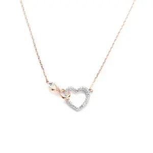 [스와로브스키]5518865 Infinity 인피니티 하트 목걸이