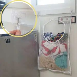 벽부착 접이식 집게형 옷걸이 건조대