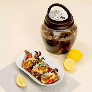 지역의맛 유명근 명인 서산 간월도 국내산 절단 암꽃게장 2kg x 2통