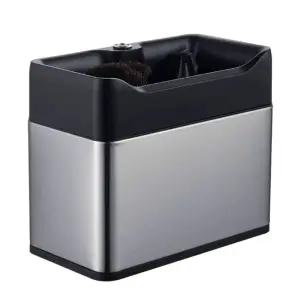 전동 넉박스 업소용 클린포터 찌꺼기 세척 자동 커피 화이트