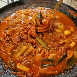 구미 선산곱창 김태주 선산곱창 곱창전골 밀키트 국내산 곱창 2인분 2kg 김천점 캠핑 택배