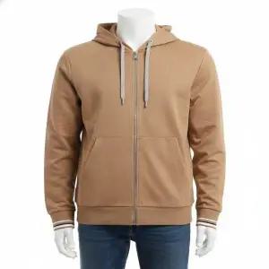 [휴고보스]25FW Cotton-blend Zip-up Hoodie 50543427-260 패턴 드로코드 코튼 블렌드 집업 후디 824709