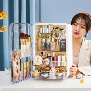 몽땅 뷰티박스 화장품정리대 립스틱 브러쉬 향수 대용량 화장대 수납 정리함 화장품정리함 H972