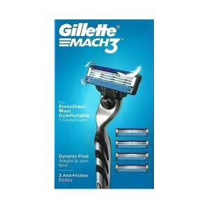 질레트 마하3 기획팩세트 면도기 1개 + 면도날 5개