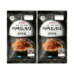 CJ 고메 흑백요리사 김치우동 458.4g, 2개