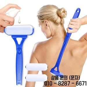 로션 어플리케이터 셀프 선스크린 태닝 백 스틱 휴대용 롱 핸들 접이식 롤러