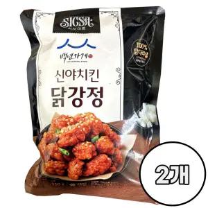 롯데 식사이론 신야치킨 닭강정 330gx2개 /냉동 백년가게 치킨 간식 반찬 안주
